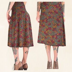LuLaRoe Floral Multicolor Women's Skirt